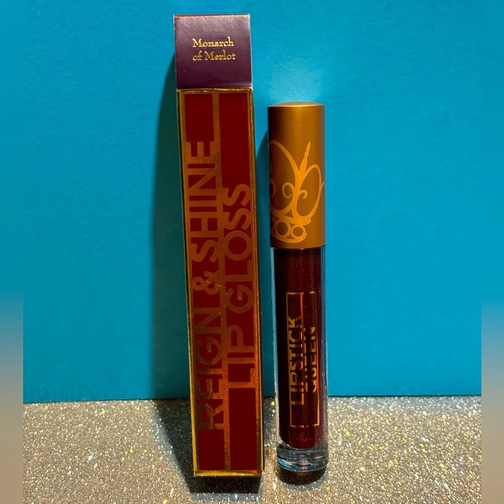 BNIB! Lipstick Queen Reign & Shine Lip Gloss in Monarch of Merlot lipgloss 🍷